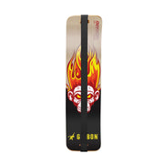 GiBoard - Flaming Skull - Black