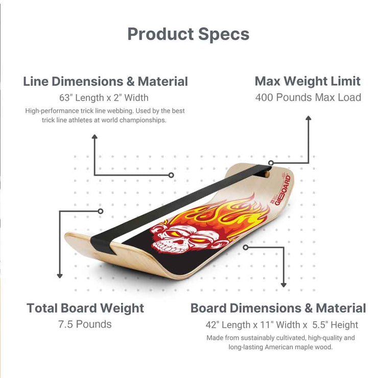 GiBoard • Flaming Skull