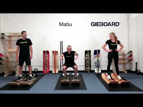 Two Board Mabu Exercise Demonstration on a GiBoard Balance Board