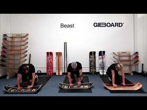 Beast Exercise Demonstration on a GiBoard Balance Board
