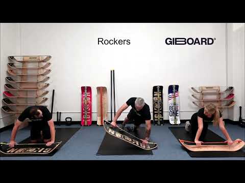 Rockers Exercise Demonstration on a GiBoard Balance Board